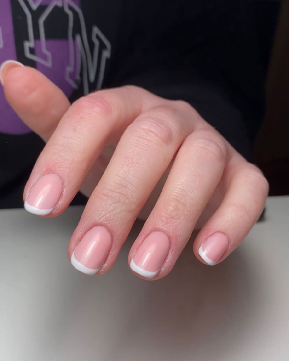 Short french nails